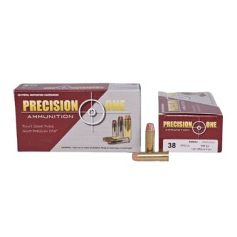 Precision One .38 Special REMAN 125 Grain Full Metal Jacket - 50 Rounds (Box)