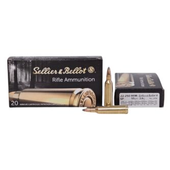 Sellier & Bellot .22-250 Rem 55 Grain Soft Point - 20 Rounds (Box) SB22250B