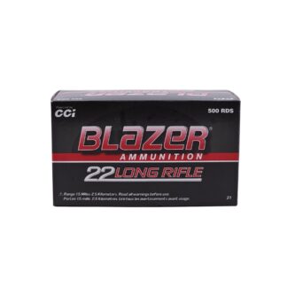 CCI Blazer .22LR High Velocity 40 Grain Lead Round Nose - 500 Rounds (Brick) 0021
