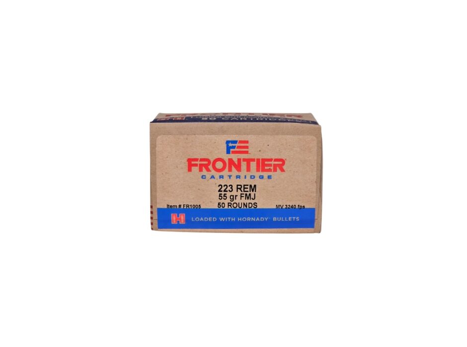 Hornady .223 Rem 55 Grain Full Metal Jacket - 50 Rounds (Box) FR1005