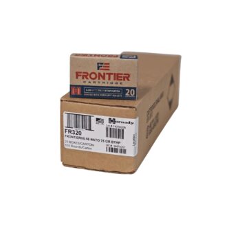 Hornady Frontier 5.56x45mm NATO CASE 75 Grain BTHP Match – 500 Rounds (CASE) FR320