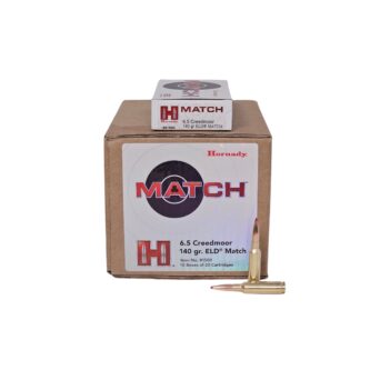 Hornady MATCH 6.5 Creedmoor CASE 140 Grain ELD-M - 200 Rounds (CASE) 81500