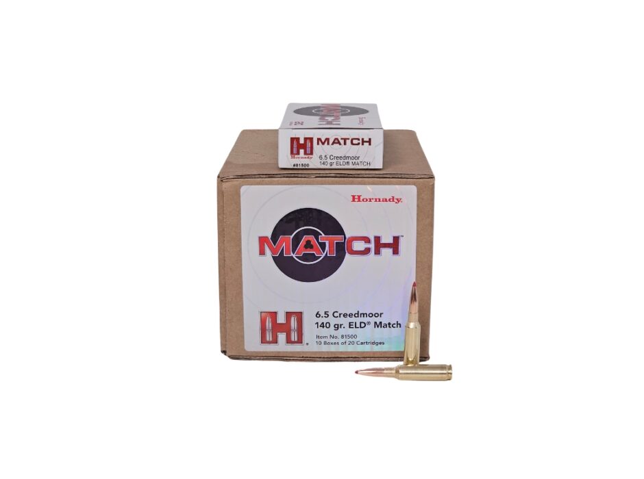 Hornady MATCH 6.5 Creedmoor CASE 140 Grain ELD-M - 200 Rounds (CASE) 81500