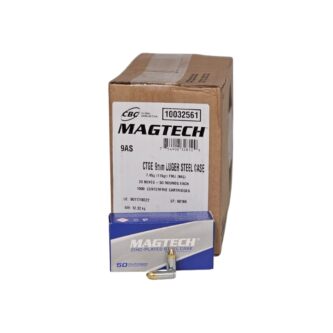 Magtech 9mm Luger STEEL Case 115 Grain FMJ - 1,000 Rounds (CASE) 9AS