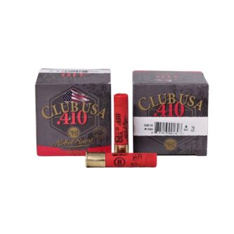 NobelSport Club USA .410 Bore 2.5" 1/2oz. #8 Shot 1240FPS - 25 Rounds (Box) ANS4128