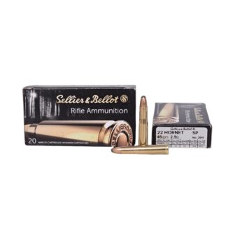 Sellier & Bellot .22 Hornet 45 Grain Soft Point - 20 Rounds (Box) SB22HB
