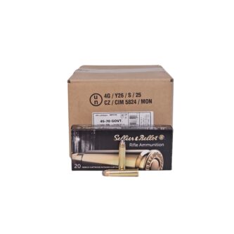 Sellier & Bellot .45-70 Govt CASE 405 Grain Soft Point - 240 Rounds (CASE) SB4570A