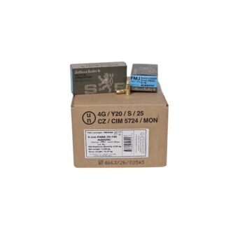 Sellier & Bellot 9mm Luger CASE Subsonic 140 Grain FMJ - 1,000 Rounds (CASE) SB9SUBA