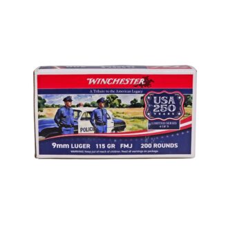 Winchester White Box 9mm Luger 115 Grain FMJ - 200 Rounds (Range Pack) USA9W
