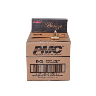 PMC 9mm Luger CASE 124 Grain Full Metal Jacket - 1,000 Rounds (CASE) 9G