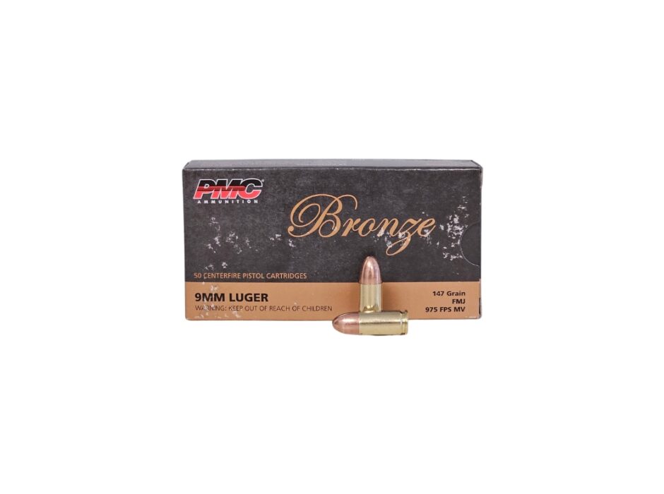 PMC 9mm Luger Subsonic 147 Grain Full Metal Jacket - 50 Rounds (Box) 9H