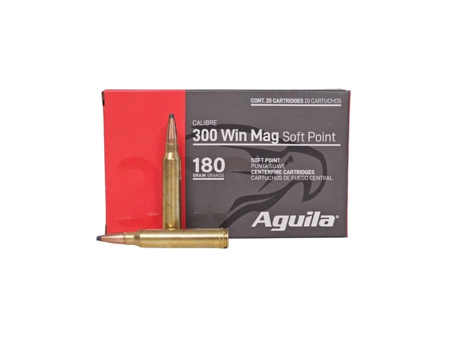 Aguila .300 Win Mag 180 Grain Hornady InterLock Soft Point - 20 Rounds (Box) 82044AG