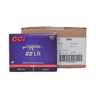CCI AR Tactical .22LR CASE 40 Grain Copper Plated Round Nose - 3000 Rounds (CASE) 0956