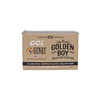 CCI Henry Golden Boy .22LR 36 Grain Copper Plated Hollow Point - 275 Rounds (Box) HGB22