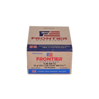 Hornady MATCH Frontier 5.56x45mm NATO 55 Grain Hollow Point - 150 Rounds (Box) FR2415