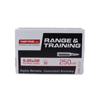 Norma Tactical 5.45x39mm 62 Grain Full Metal Jacket - 250 Rounds (Box) 602608011