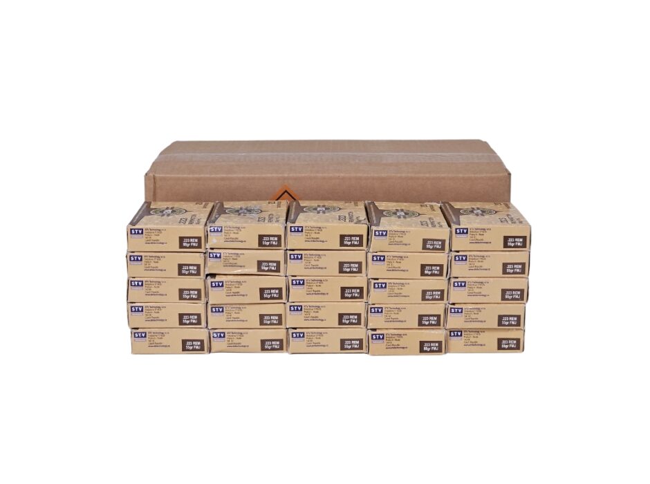Patriot Sports .223 Rem 55 Grain FMJ - 1,500 Rounds (CASE + 25 Boxes)