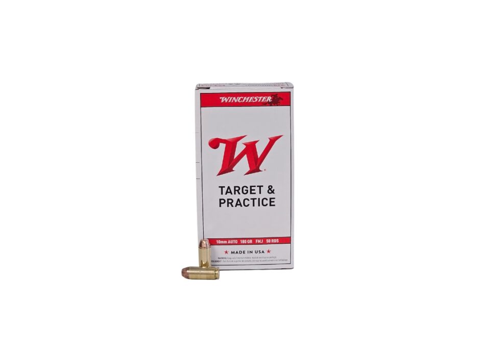 Winchester 10mm Auto 180 Grain FMJ - 50 Rounds (Box) USA10MM