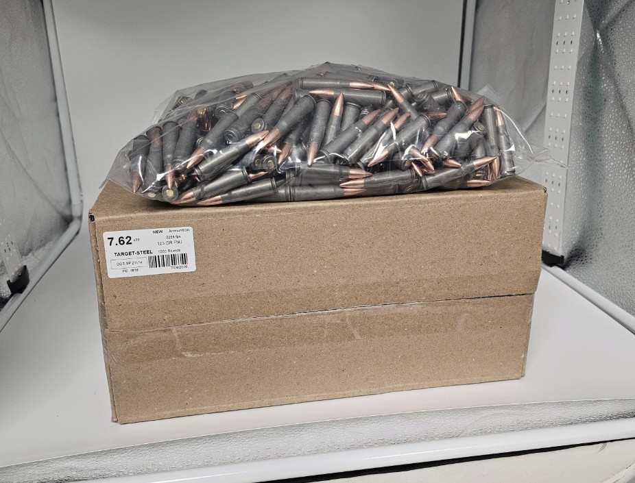 Precision One 7.62x39mm 123 Grain Steel Case FMJ - 500 Rounds (1/2 CASE)