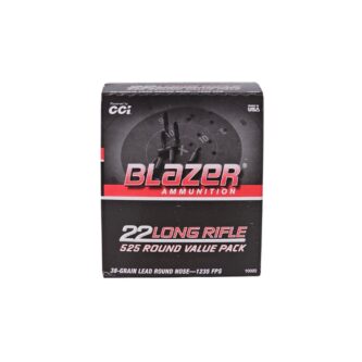 CCI Blazer .22LR High Velocity 38 Grain Lead Round Nose - 525 Rounds (Value Pack) 10022