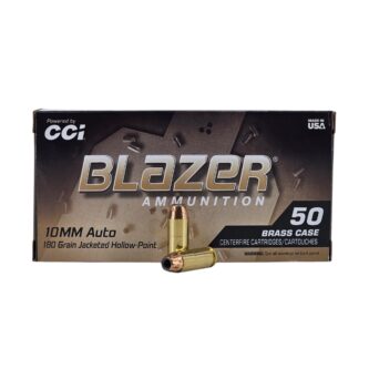 CCI Blazer 10mm Auto 180 Grain Jacketed Hollow Point - 50 Rounds (Box) 5251