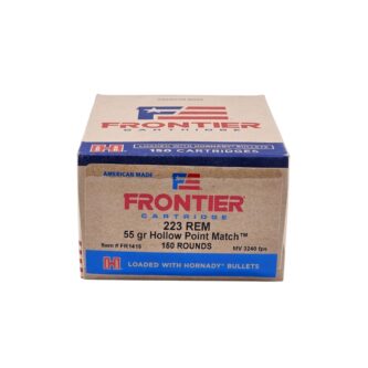 Hornady Frontier .223 Rem 55 Grain MATCH Jacketed Hollow Point - 150 Rounds (Box) FR1415