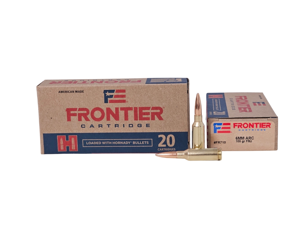 Hornady Frontier 6mm ARC 105 Grain FMJ - 20 Rounds (Box) FR710