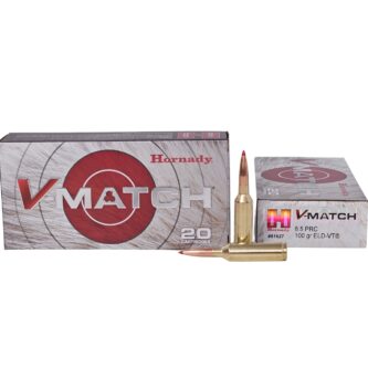 Hornady V-Match 6.5 PRC 100 Grain ELD-VT - 20 Rounds (Box) 81627