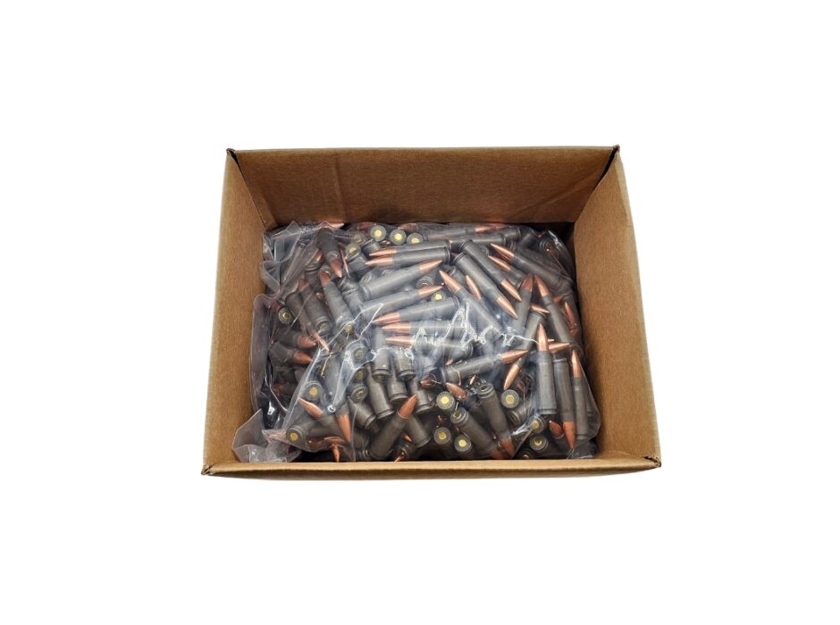 Precision One 7.62x39mm 123 Grain Steel Case FMJ - 500 Rounds (HALF CASE)