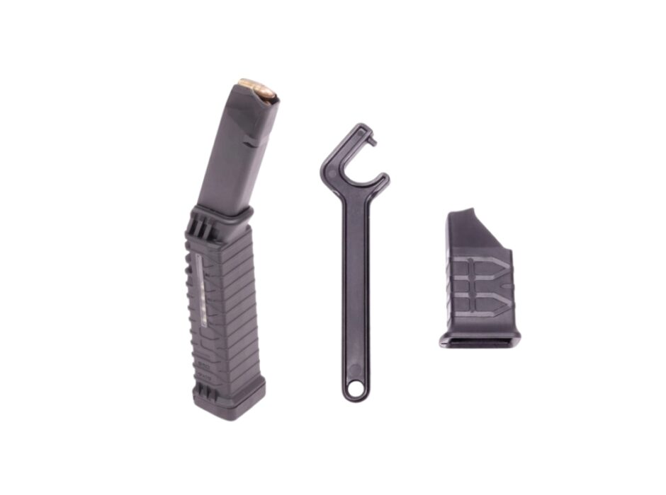 ATI Schmeisser 9mm Luger 50-Round Glock Style Magazine with Window 810113114910