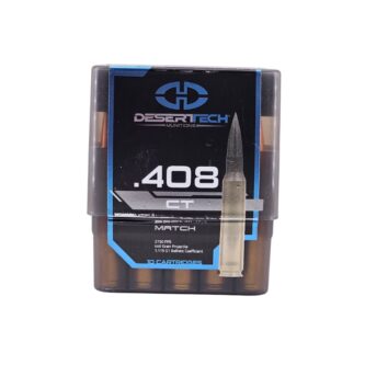 Desert Tech Premium Match .408 Cheytac 446 Grain Boat Tail Hollow Point - 10 Rounds (Box) DTM408400BX