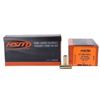 HSM .32 H&R Mag 98 Grain Hollow Base Wadcutter - 50 Rounds (Box) HSM-32HR-3-N