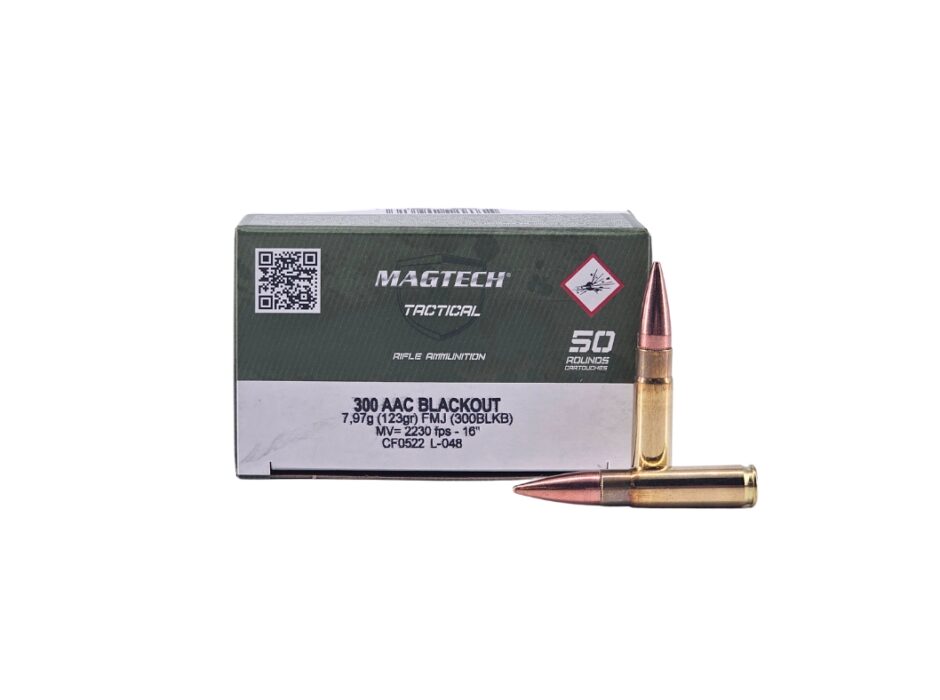 Magtech Tactical .300 Blackout 123 Grain FMJ - 50 Rounds (Box) 300BLKB