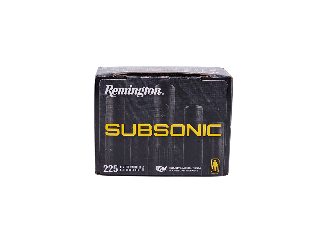 Remington .22LR SUBSONIC 40 Grain Copper Plated Hollow Point - 225 Rounds (Box) 21249