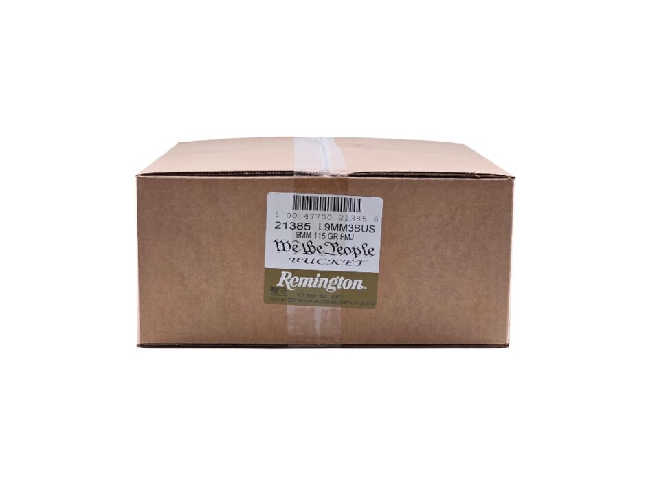 Remington 'We The People' 9mm Luger 115 Grain FMJ 250th Anniversary - 1,000 Rounds (4 Buckets) 21385