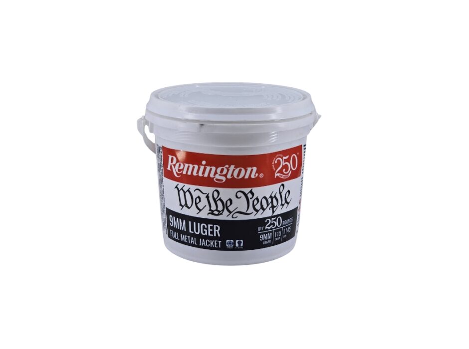 Remington 'We The People' 9mm Luger 115 Grain FMJ 250th Anniversary - 250 Rounds (Bucket) 21385