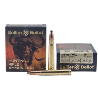 Sellier & Bellot .375 H&H Mag 300 Grain Soft Point - 10 Rounds (Box) SB375B