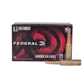 Federal American Eagle 6.5mm Creedmoor 120 Grain Open Tip Match - 50 Rounds (Box) AE65CRD2B