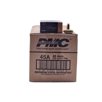 PMC .45 ACP CASE 230 Grain Full Metal Jacket – 1,000 Rounds (CASE) 45A