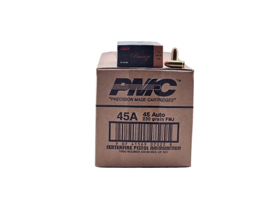PMC .45 ACP CASE 230 Grain Full Metal Jacket – 1,000 Rounds (CASE) 45A