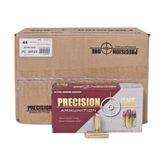 Precision One .44 Magnum CASE 200 Grain Full Metal Jacket - 500 Rounds (CASE)