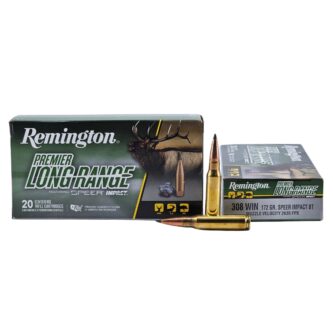 Remington Premiere Long Range .308 Win 172 Grain Speer Bonded Impact BT - 20 Rounds (Box) RLR308W