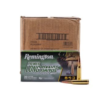 Remington Premiere Long Range .308 Win 172 Grain Speer Bonded Impact BT - 200 Rounds (CASE) RLR308W